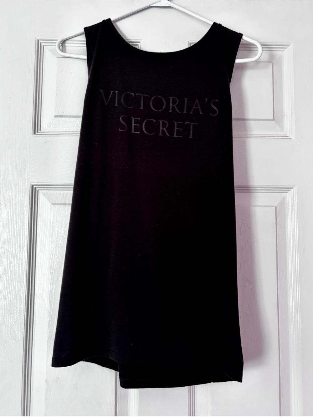 Victoria's Secret Black Logo Tank
